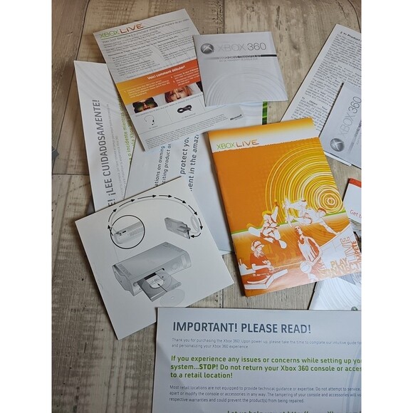 Lot of 2 Xbox 360 Wireless Controllers + HDD + Box + Docs + Cables + Faceplates - Picture 12 of 16